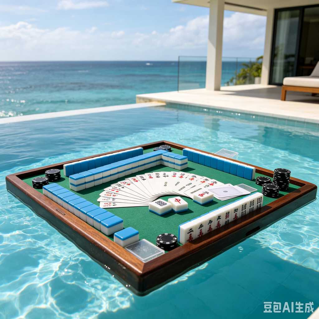 printed logo mahjong set