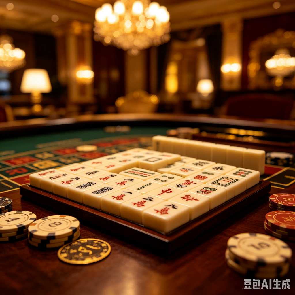 shiny mahjong tiles luxury