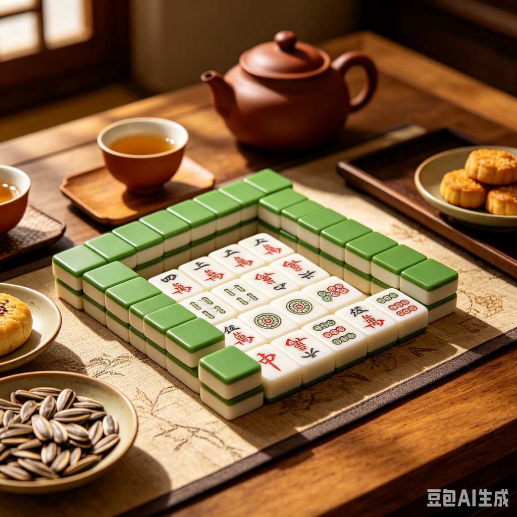 mahjong set for family game night